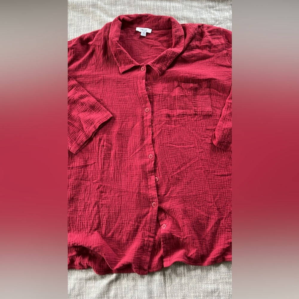 On the plus side 7x women’s cotton shirt